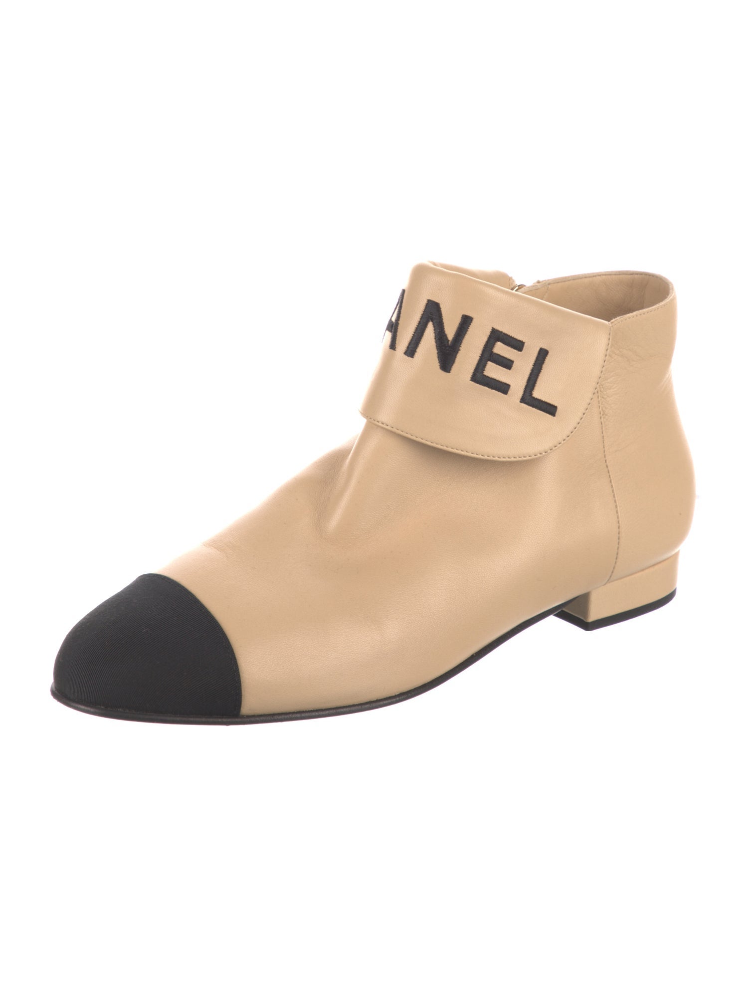 Chanel 2019 Interlocking CC Logo Boots